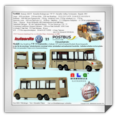 Modell Rckschau - ALO Busmodelle aus Wien