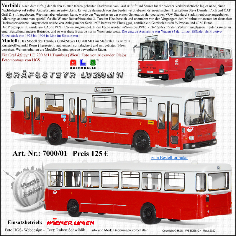 Aktuelle Modelle - ALO Busmodelle aus Wien