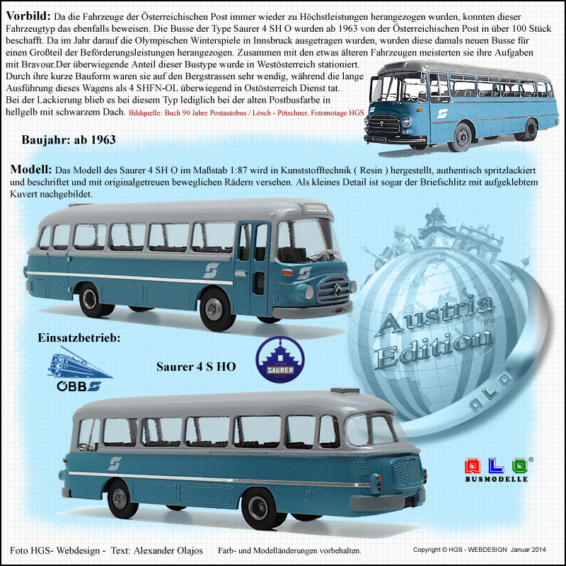 Busmodelle von ALO - Alexander Olajos